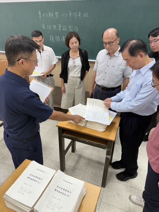 刑事警察科辦理專43期筆錄作業複審　強化偵訊實務與教學品質圖片