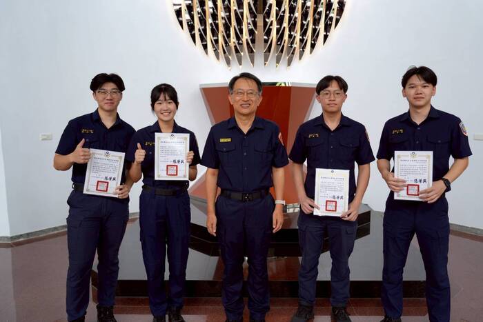專43期警察類科629位同學獲內政部警政署頒「警政婦幼安全專業能力初級」認證圖片